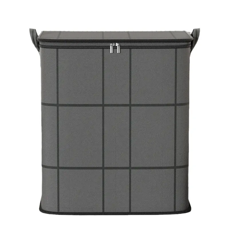 Heavy-Duty Polypropylene Quilt Bag, Lightweight Foldable Organiser, Extra-Large Black Woven Bag for Household Clothes, Blankets (Sports & Outdoor Leisure Storage Solution), Moving Day, Reinforced Handles, Home Storage, Clothes Storage Organizer