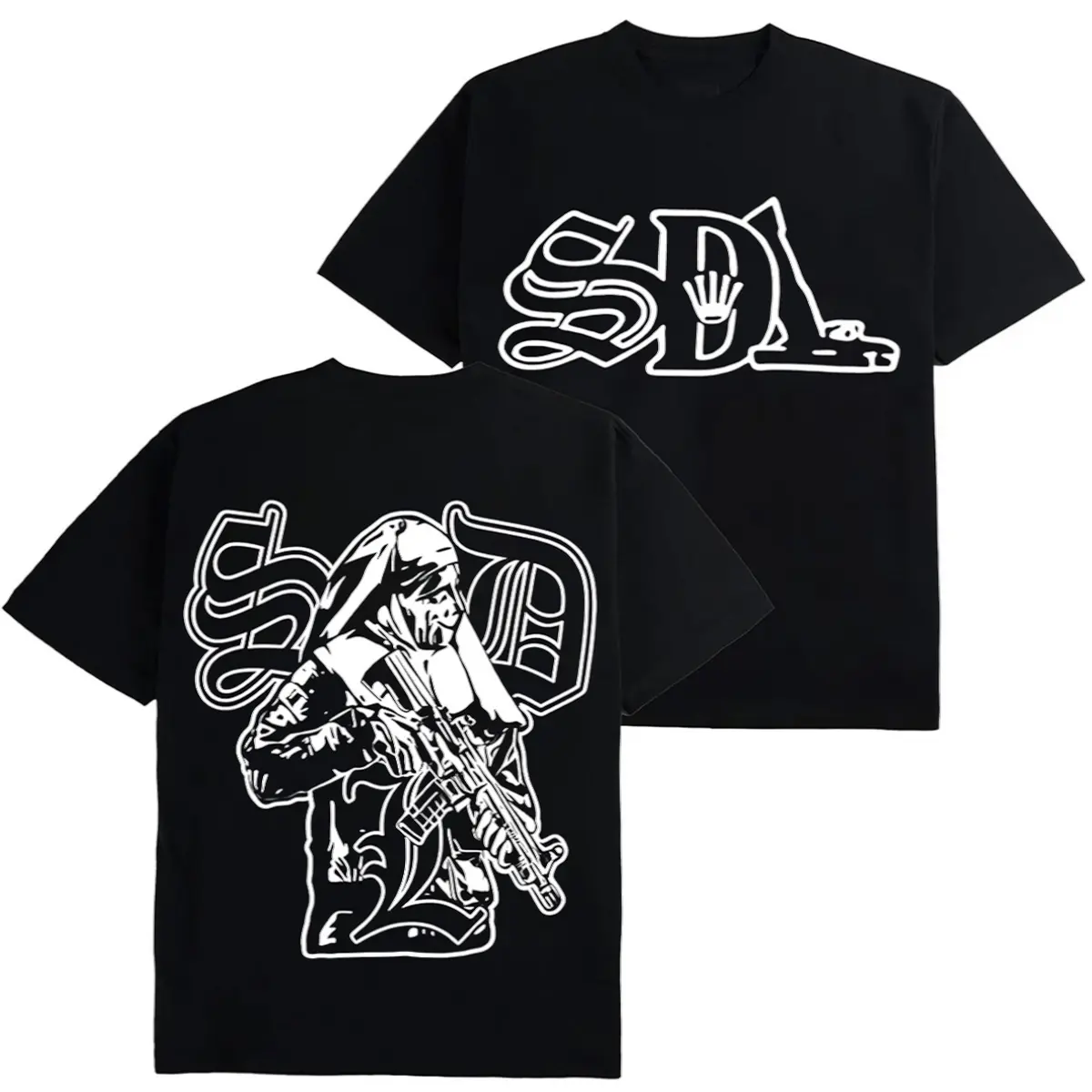 Graphic Print T-Shirt, Retro All Over Print Unisex Tee, Trendy Y2K Tee for Men Women Teens Daily Street Outfit