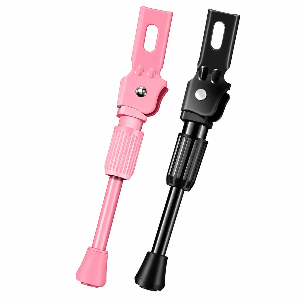 Adjustable Kids' Bike Kickstand, Durable Steel, Universal Side Mount for 12-20 Inch Wheels, Easy-Install Bike Accessories for Stable Parking