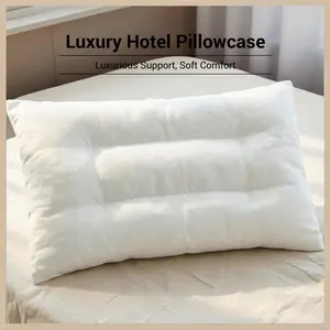 Luxury Hotel Pillow Insert, High-Quality Microfiber Fabric, Soft Plush Rectangular Pillow Core, Ideal for Back and Side Sleepers, Hypoallergenic and