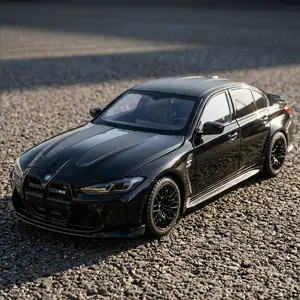 1:24 BMW M3 CS LCI G80 Mpower Supercar Alloy Model Car Toy Diecast Metal Home Trendy Ornaments & Computer Desktop Decoration Toy