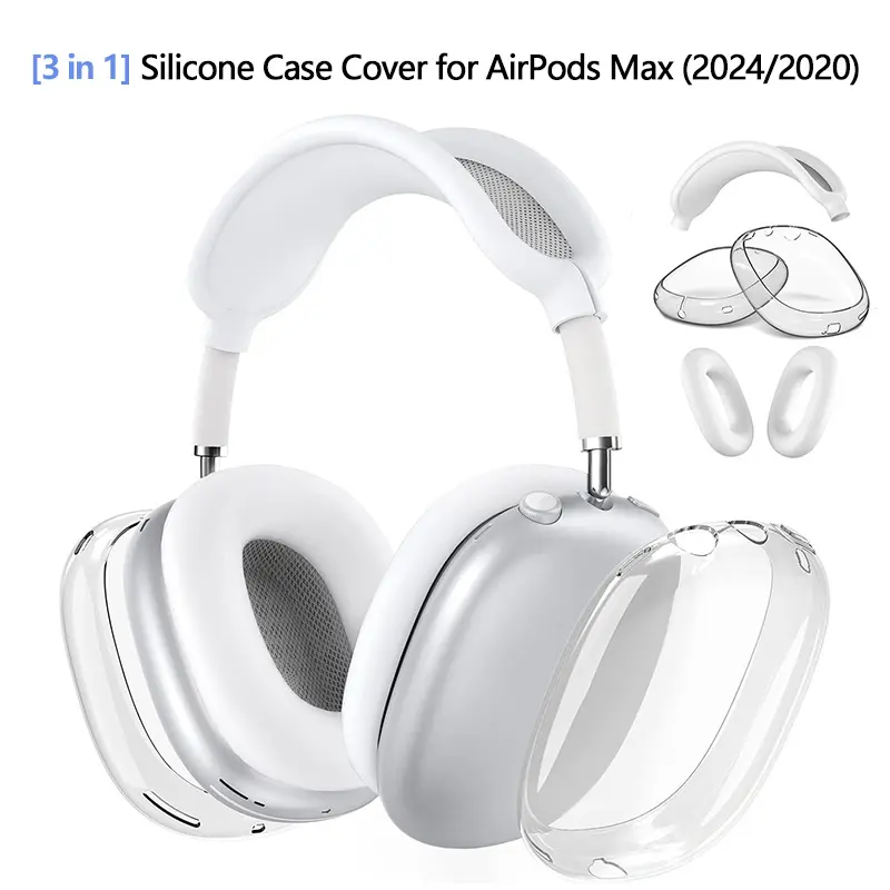 Protective Case for AirPods Max, Hard Shell Headphone Cover with Shock Absorption, Shockproof, Durable
