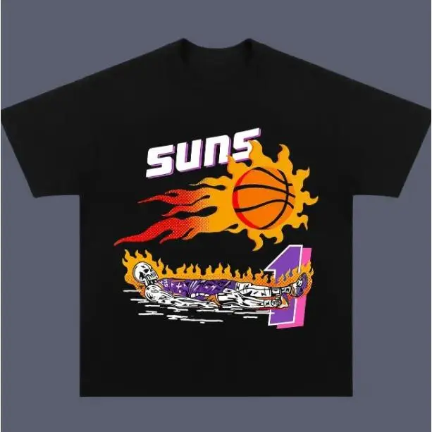 [ 🎉 Sale Up To 50%] Skull Devin Booker Vintage Tee, Devin Booker T-Shirt, Unisex Basketball Shirt, Graphic Tees, Sweatshirt Menswear Womenswear Streetwear
