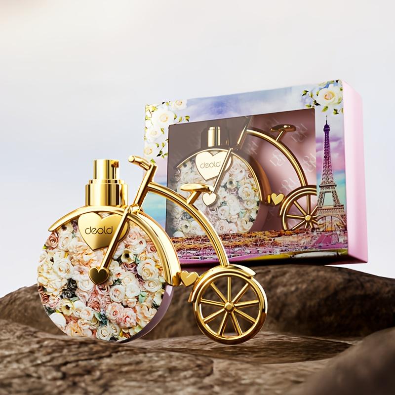 New Floral Bicycle Perfume - Women's Long-lasting Spray - Elegant Bicycle Bottle Design, Pink Floral Fragrance, Perfect Valentine's Day Gift, Christmas Choice, Suitable for Both Daily And Special Occasions, A Must-have for Ladies And At Parties