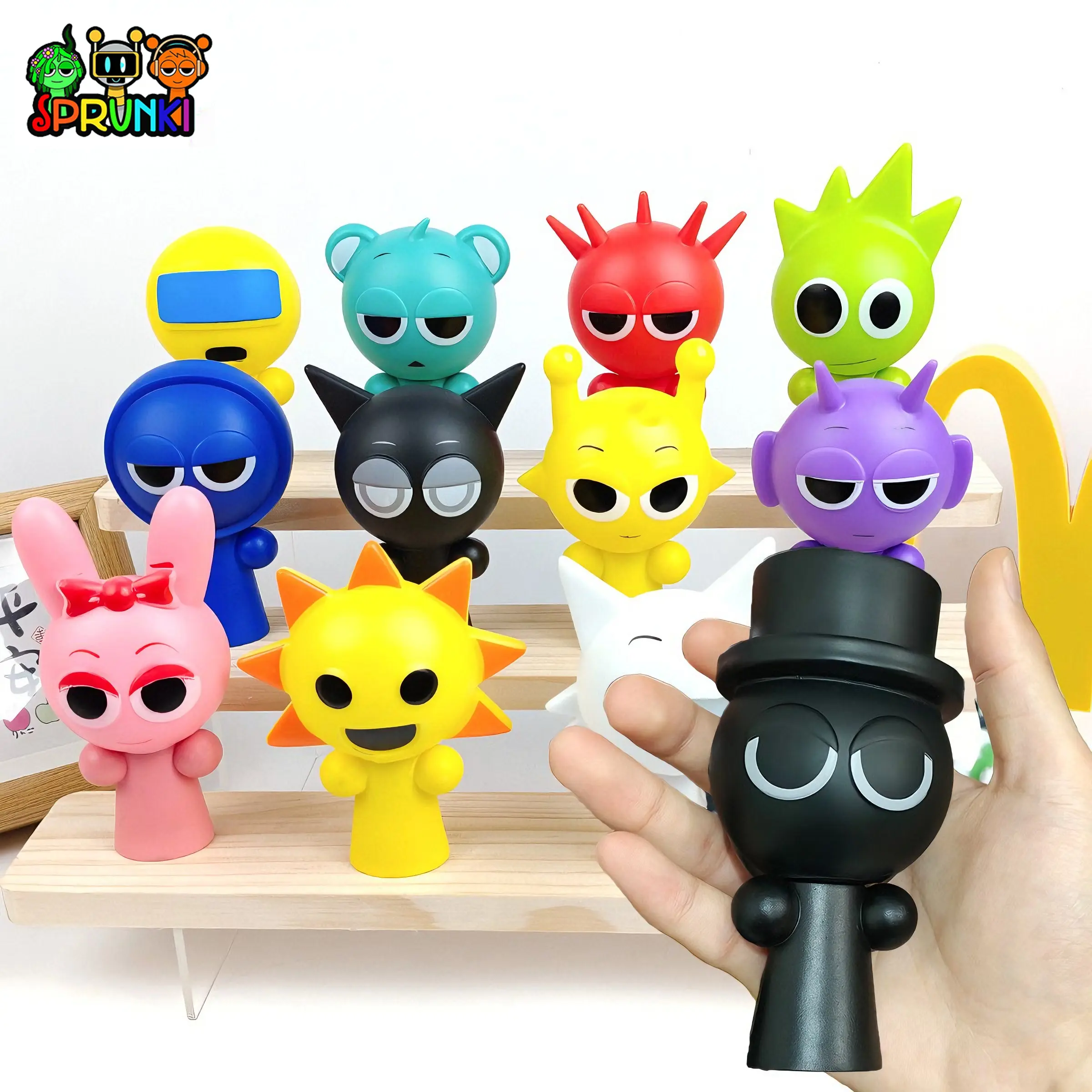 Christmas/New Year Stocking Stuffer 🎵 Incredibox Figurine - 4inch Movable Head Music Game Decor
