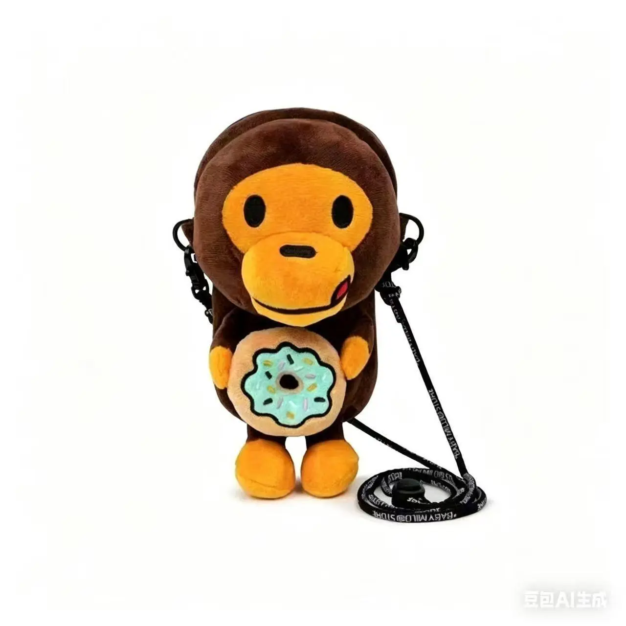 Donut JapaneseIPhone little monkey mobile phone bag trendy brand oblique shoulder bag Internet celebrity