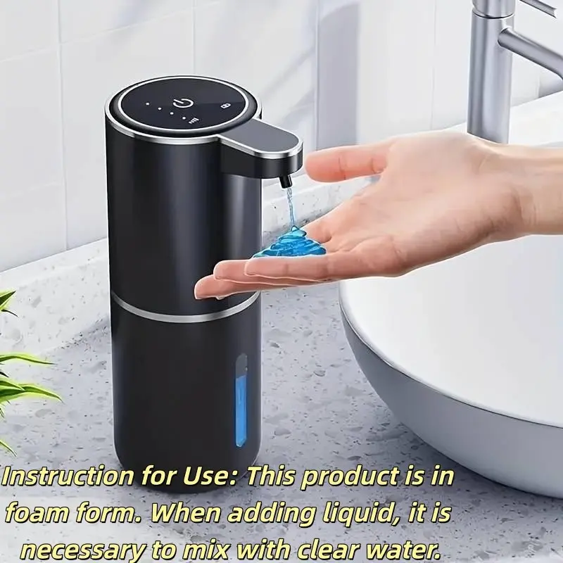 Automatic Foaming Soap Dispenser Wall-Mounted, Touch-Free Infrared Foam Hand Wash Machine, USB Rechargeable, Hygienic and Convenient for Home Bathroom
