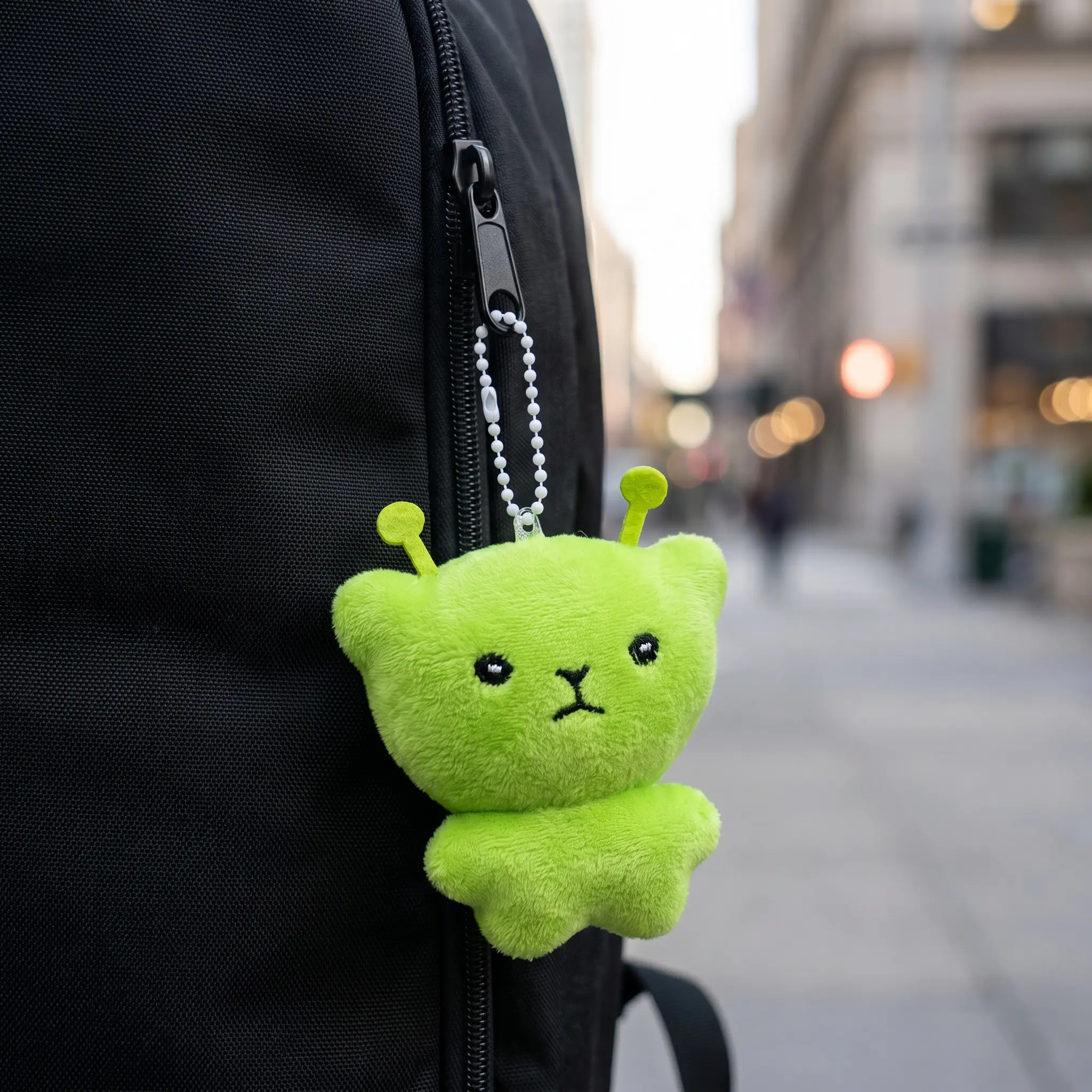 Alien Cat Invasion Earth Handmade Doll Charm, Ultra Soft Adorable Accessory Gift, Cute Outer Space-Themed Decoration, Bag Pendant, Charms For Purses, Accessories For Bags-YY0