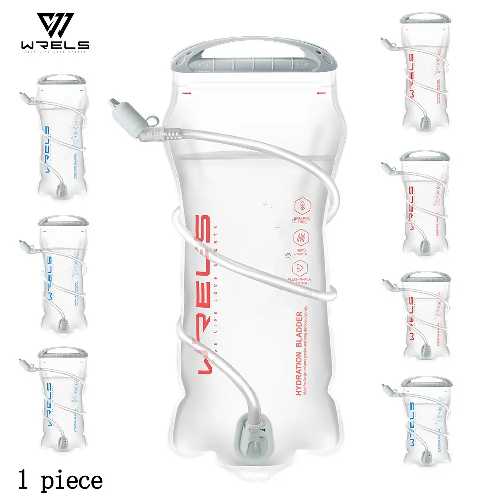 Wrels Outdoor Portable Water Bag, Hiking Running Backpack Hydration Bladder, Trail Running, Marathon Cycling Sports Soft Water Bottle, 100% Nylon