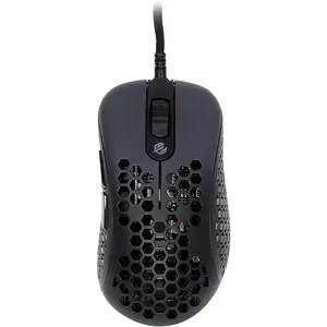 Gwolves Skoll Mini -S Black 50g Ultralight Weight  Design  Gaming  with 3389 Sensor - PTFE Skates - 16,000DPI - Detachable  (Black) (Small)