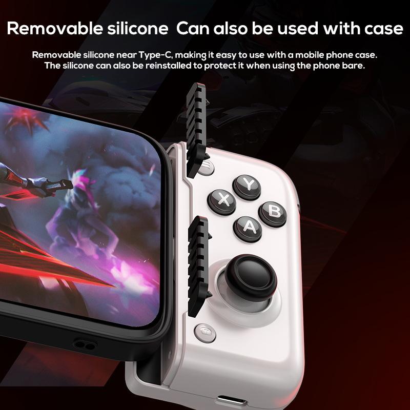 2025 New Mobile Game Stretching Gamepad Wired Bluetooth Dual-Mode 15W Phone Fast Charge One-Click Recording Macro