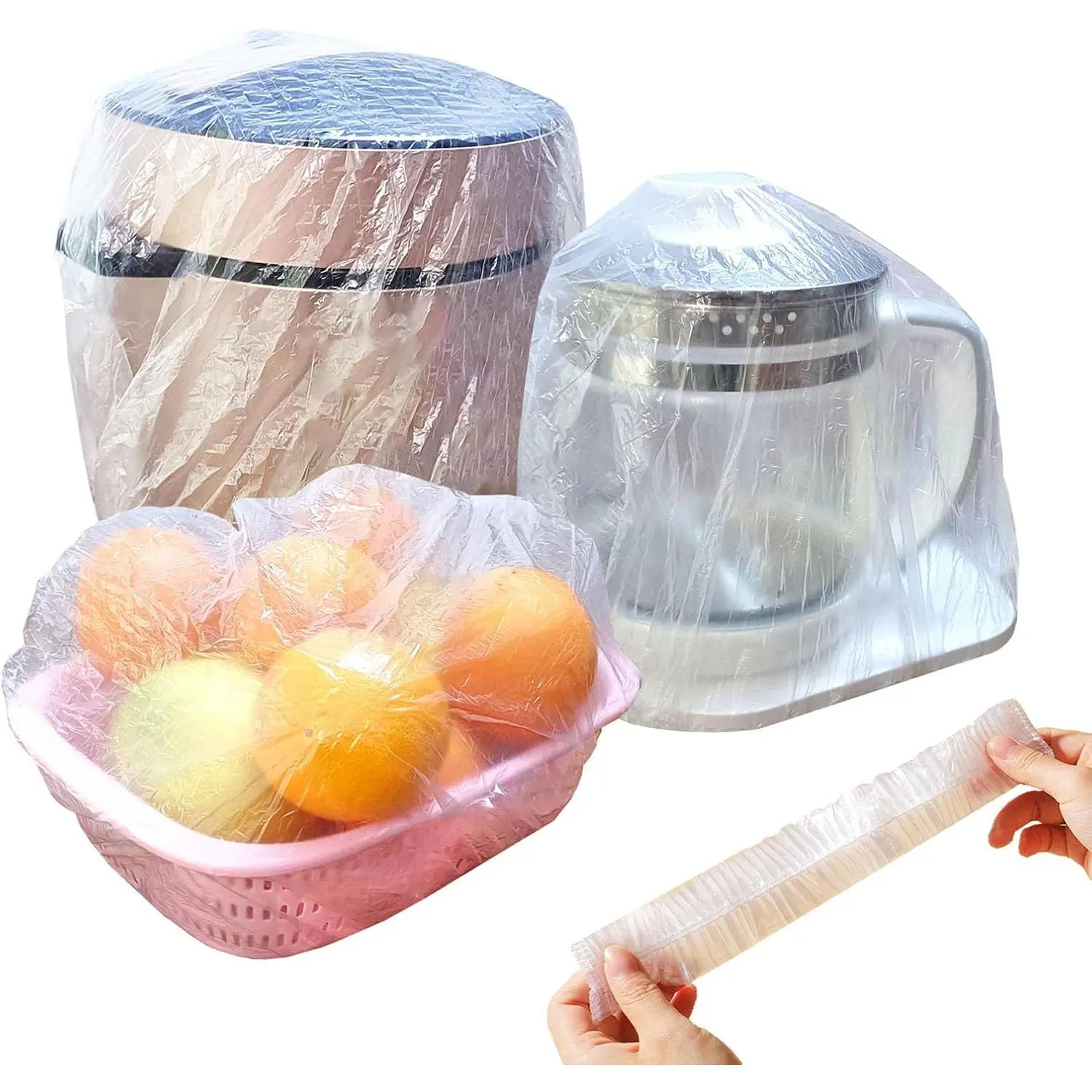 30 PCS Kitchen Small Appliance Dust Covers,Disposable Thickened Plastic Cover for Air Fryer,Blender,Coffee Maker,Pressure Cooker & Slow Cooker
