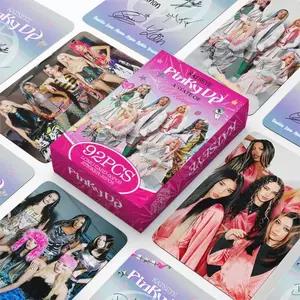 KATSEYE 2026 <PINKY UP> HOLOGRAPHIC CARD concept photo series showcases card.popular group support cards, classic collectible cards, holiday gifts, new collectible greeting cards, card display collection, pop music merchandise, Concept Photocards.