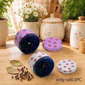 2inch 5cm Mini Manual Pepper Mill Peppercorn Dry Spice Grinder Purple White Strawberry Print Option Compact Kitchen Seasoning Tool Home Cooking Meal Prep Kitchen Gadgets