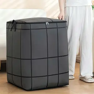 Large-Capacity Clothes Storage Bag, 1 Count Foldable Clothes Storage Organizer, Multipurpose Storage Bag for Bedroom, Dormitory & Home