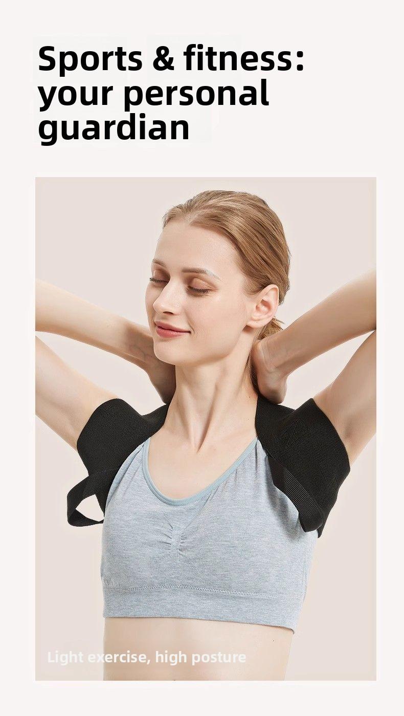 Corrective strap open shoulder straight back anti-sinking shoulder hunchback supine push open shoulder back training strap breathable unisex Support Correction Posture