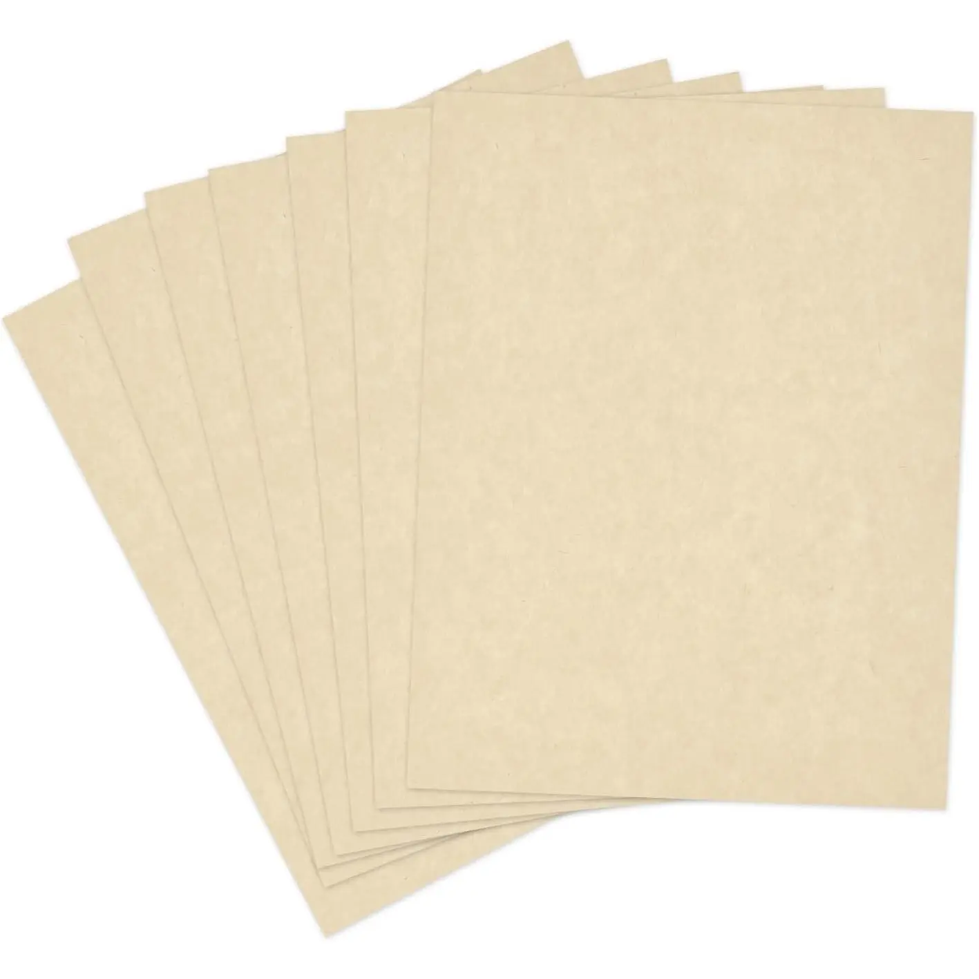50 Sheets Cream Parchment Cardstock 8.5 x 11, 65lb Ivory Parchment Paper | 180 GSM Beige Blank Certificate Cardstock Paper for Invitations, Crafts, Menus, DIY Cards