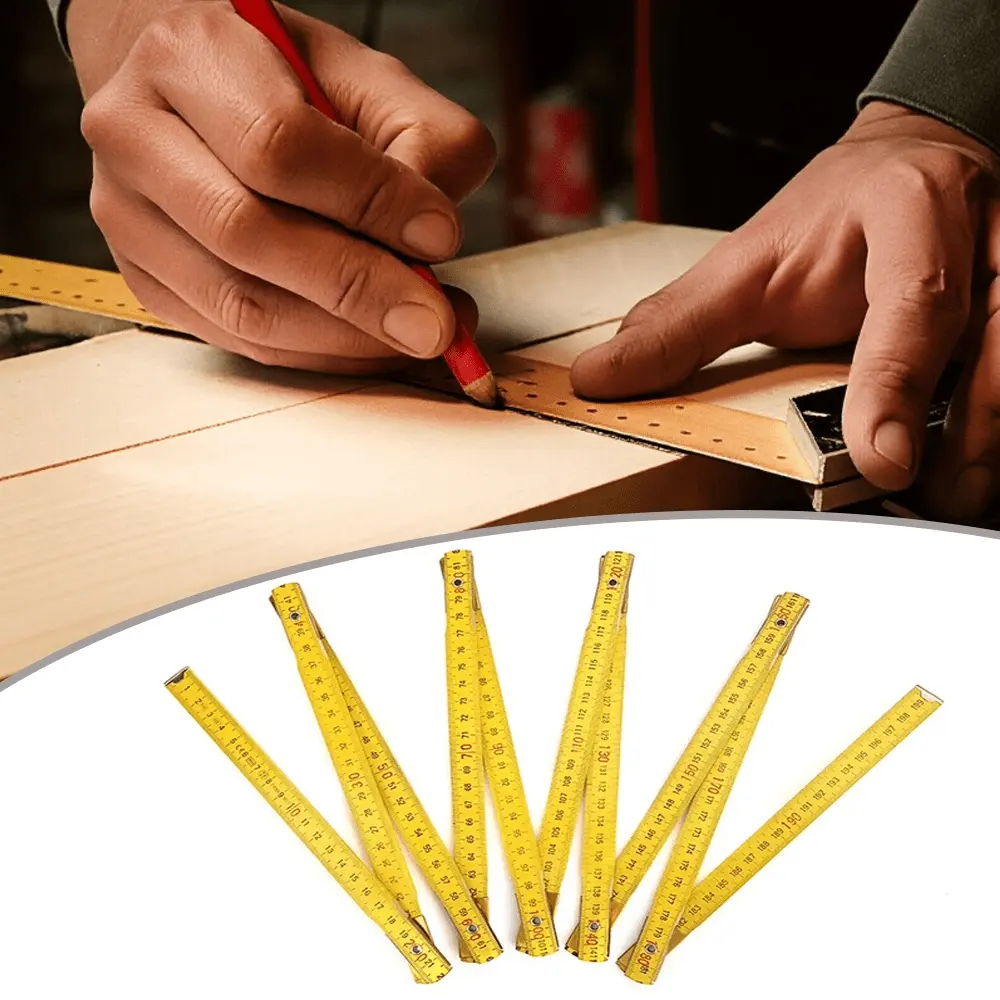 1 pc yellow drawing ruler tool, industrial measuring instrument ruler, centimeter ruler, used for industrial construction and building measurement