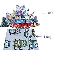 10Pieces 10Inch Reusable Washable Menstraul Pads Sanitary Pads