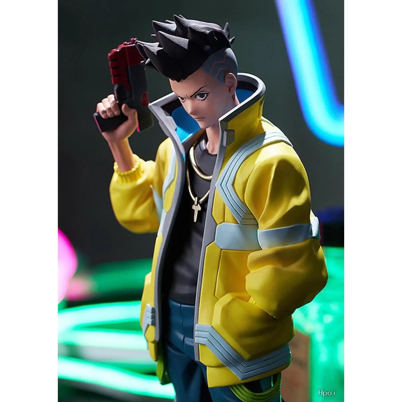 16cm Cyberpunk Anime Character Design Single Figure - Cyberpunk: Edgerunners David Martinez Standing Model Toy, Moisture-Resistant Collectible Display for Lucy/Rebecca Fans, Standing Pose