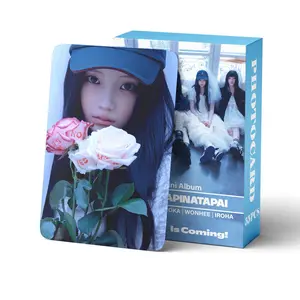 55 PCS K-pop Group ILLIT Photocards, MAMIHLAPINATAPAI Album It’s Me Version LOMO Cards