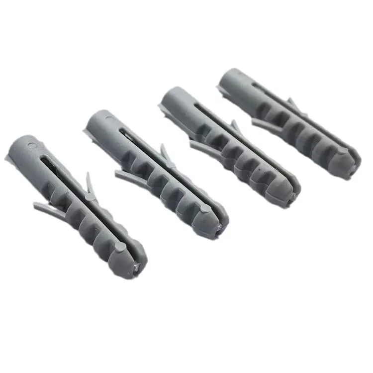 6 count Gray Brick Wall Anchors, Heavy Duty Plastic Concrete Wall Anchor for Furniture Installation Expansion Wall Plug Drilling Masonry Hole  Fastener  with TV Wall Mount,Anchors