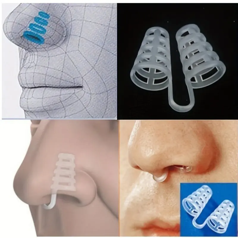 Silent Sleep Anti-snoring Clip |   Double Portable and Comfortable, Sleep Aid Is Preferred