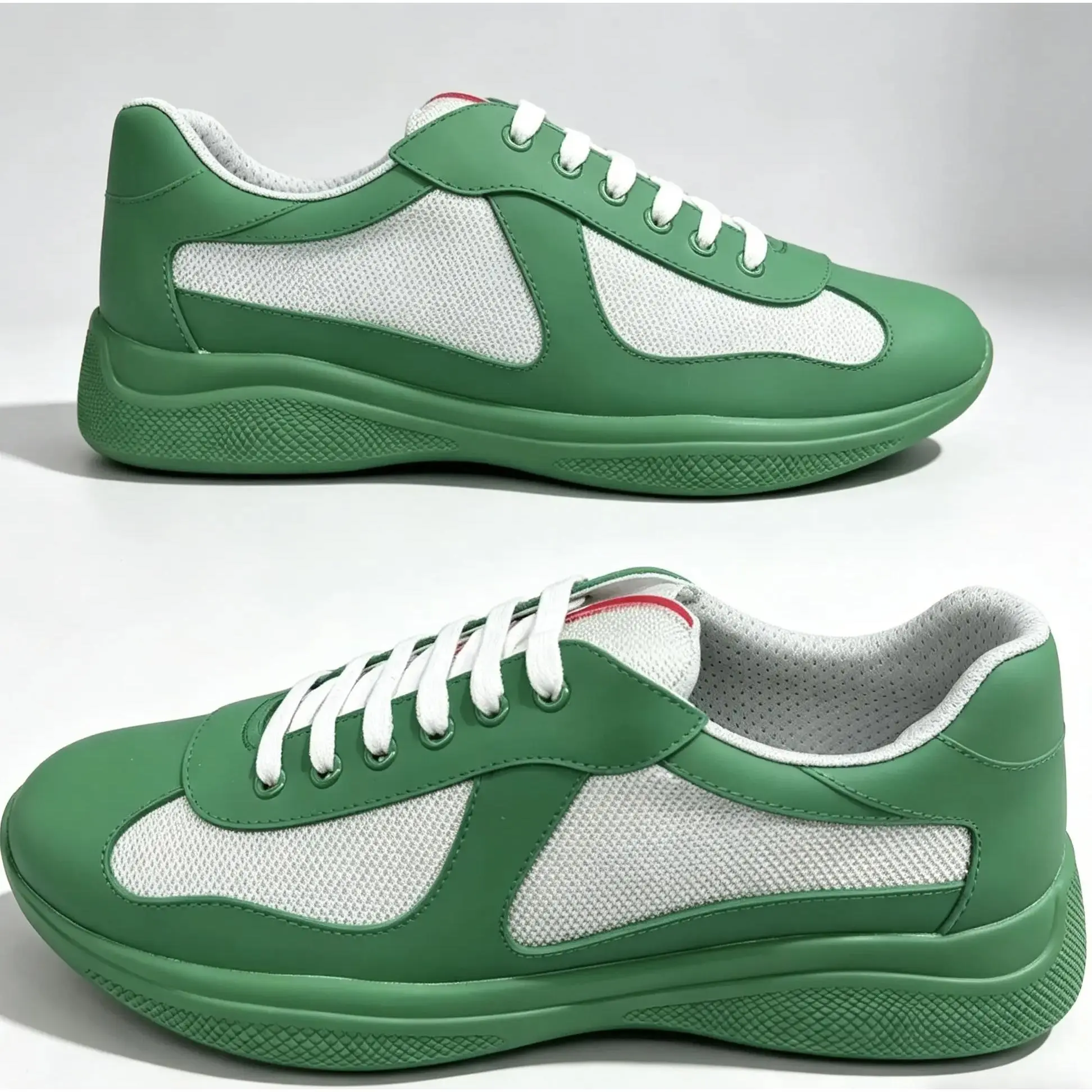 New Fabric Americas Cup Sneakers Size 35-47 Men'S And Women'S Running Shoes Designer Soft Rubber And Matte Leather Bike Fabrique Trainers,portable,slip-resistant