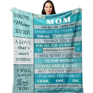 Gifts for Mom, for Moms, Mom Birthday Gift for Valentines Christmas Day, Mommy Blanket 60"x50"