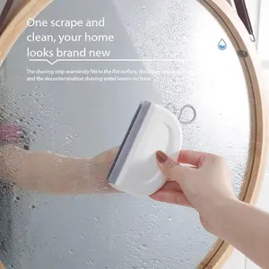 Bathroom Squeegee Board, Glass Squeegee Mini Cleaner, Bathroom Mirror Wiper Tool, Hand Wash Station Organizer, Compact Design