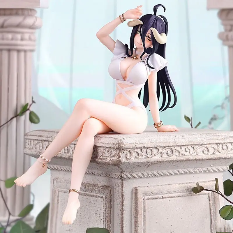 Overlord Yaribed Swimsuit Figure, Collectible Figurine, 15cm Detailed PVC Statue, Anime Collectibles Desk Decor, Soft Pose, Gold & Silver Accessories