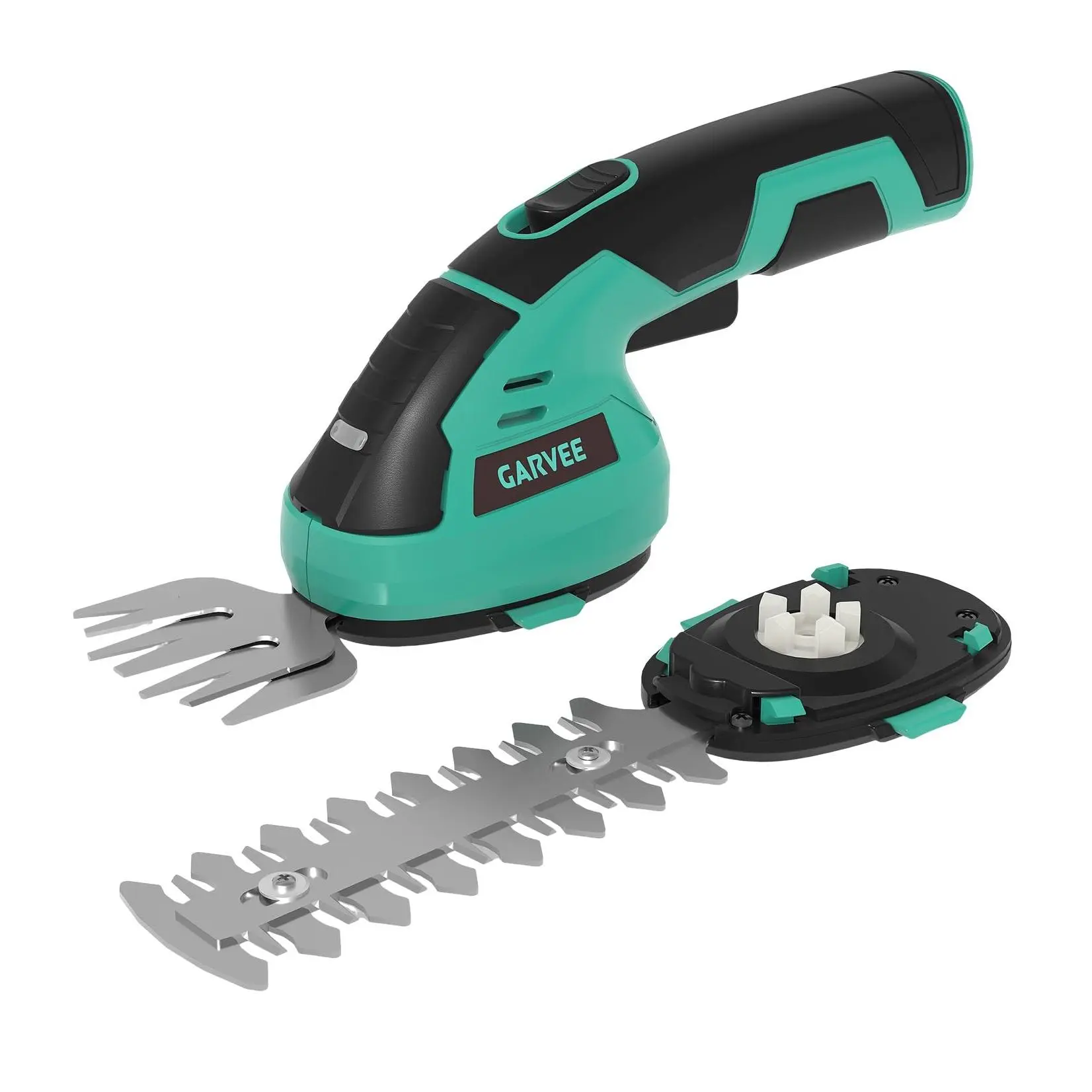 2-in-1 Corded Power Dual-Function Handheld Grass Shear & Shrubbery Trimmer, Portable Lawn Hedging Tool for Garden Trimming
