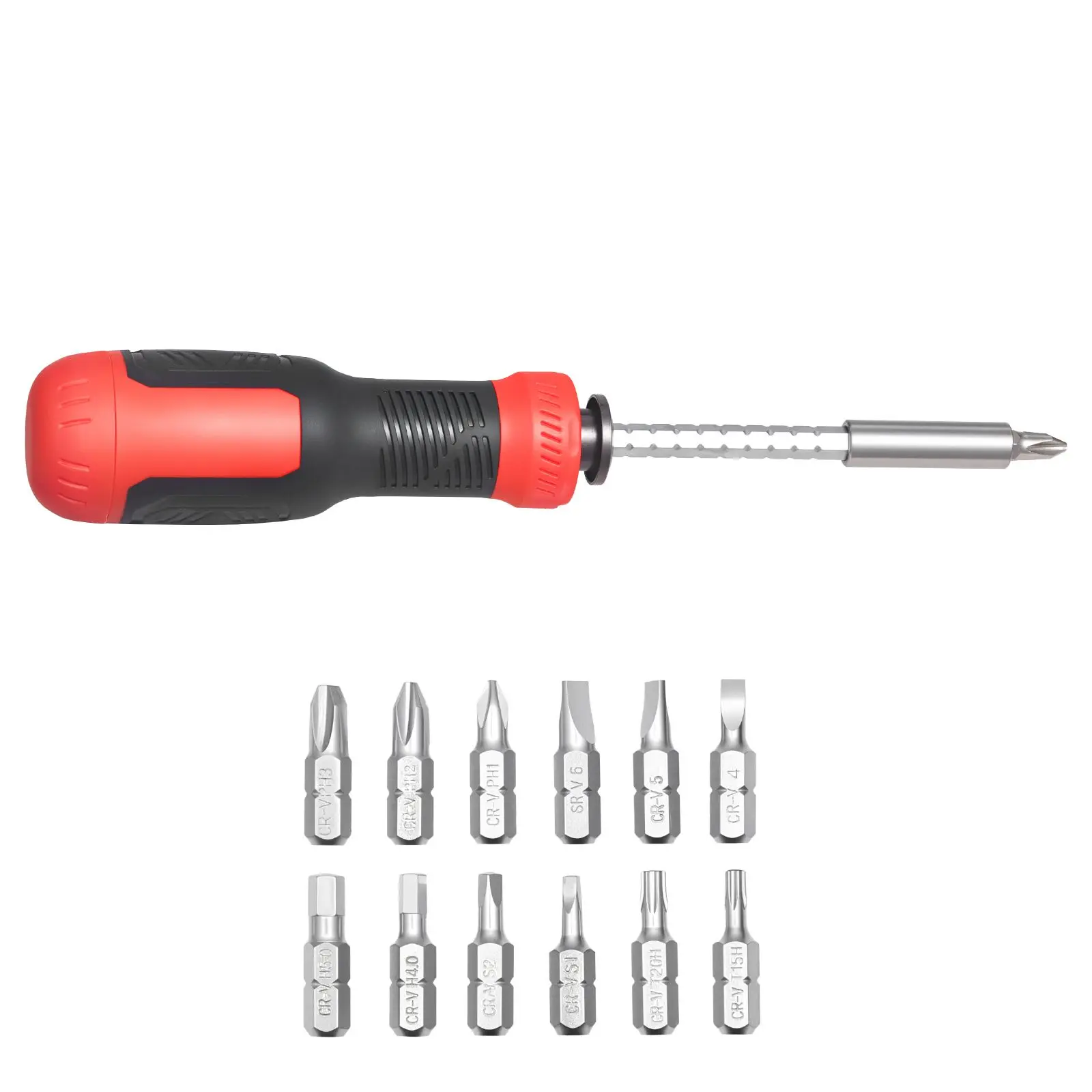 Screwdriver Set, 13 in 1 Magnetic Multi Bit Mini Nut Driver Set, Phillips, Flat Head, Torx, Square Bits for Men, Manual Precision Repair Tool Kit for Sockets, Furniture, Home Appliances, Cars, Furniture Tools, Home Repairs