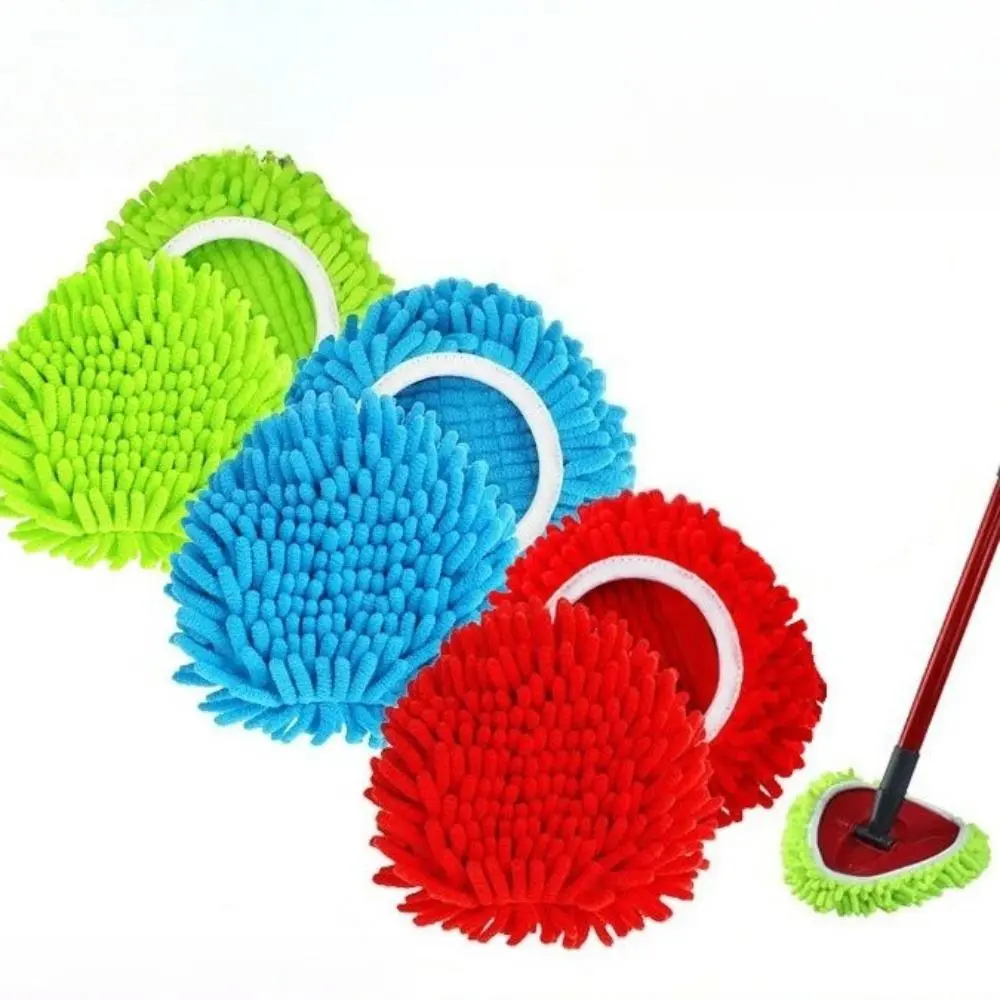Washable Chenille Duster Replacement Heads - O-Cedar Compatible, Unique Design Converts Ordinary Mop to Long-Handle Dry Duster, Bucket & Handle Not Included