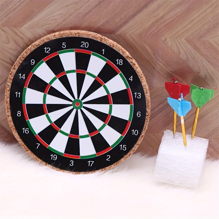 Dollhouse Mini Simulated Dart Frisbee Model Sports Accessory Tiny House Decor DIY Collectible Gift for Hobbyists Enthusiasts Christmas Easter New Year Gift