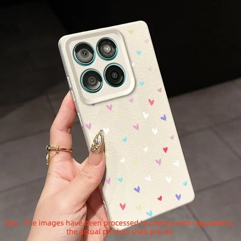 Imitated Leather Texture TPU Shockproof, Scratch-Resistant, Anti-Drop Protective Case, Cover, Casing, Smartphone Compatible with Motorola 60 Fusion, 60 Stylus, 50, 50 Pro, 50 Neo, Moto G34, G35, G54, G75, and Moto G Play 2025 - Painted Design Phone Case