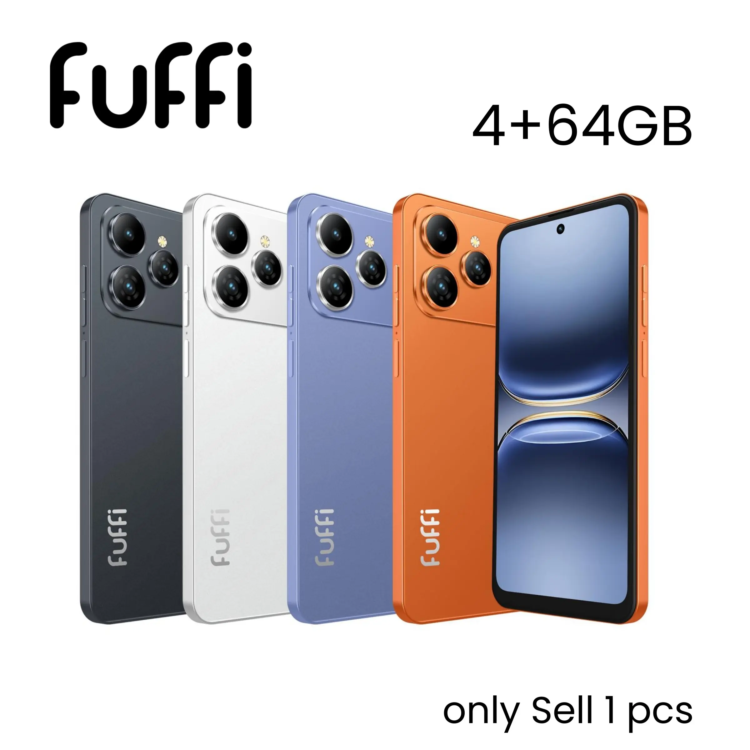 FUFFi-M17 Pro Smartphone,4+64GB ROM, 6.56 Inch Screen, Android 12.0, 3800mah Battery, Dual Sim, Unlock 4g Network, Fashionable Phone