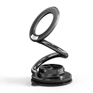 2026New Magnetic Vacuum Phone Holder, 360 Rotatable Suction Mount for Car Dashboard, Desktop Navigation, Phone Holders for Your Car Magnetic, Magnetic Mobile Mount