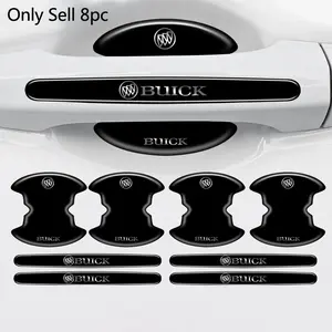 8pc Car Stlying Door Handle Bowl Anti-scratch Protective Stickers Automotive Decals For Buick Century Excelle XT Regal LaCrosse Encore Park Avenue Envista GL8 Accessories