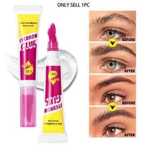 Solid Eyebrow Gel, Defined Individual Brows, Elegant 3D Wild Brows, Waterproof Brow Styling, Perfect for Natural Look Enhancement