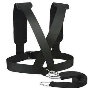 Speed Training Harness Sled, Adjustable Resistance Running Vest with Straps, Heavy Duty for Football, Basketball, Sprint & Agility Drills, Fits All Athletes