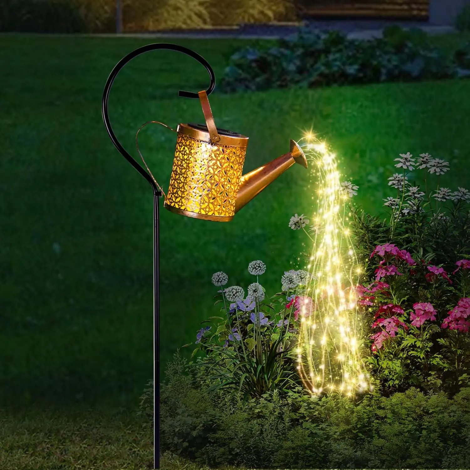 Solar Watering Can Light - Solar Yard Decorations Outdoor,Garden Decor Lights for Yard,IP65 Waterproof Hanging Lantern Lights,Outside Garden Flower Bed Decor Light for Moms Birthday, Home Decor, Solar Outdoor Lights