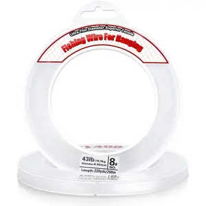 Clear Invisible Fishing Wire 656FT Strong Nylon String 40lbs Load Bearing Transparent Hanging Wire for Balloon Garland Party Decorations DIY Craft Ornament Hanging