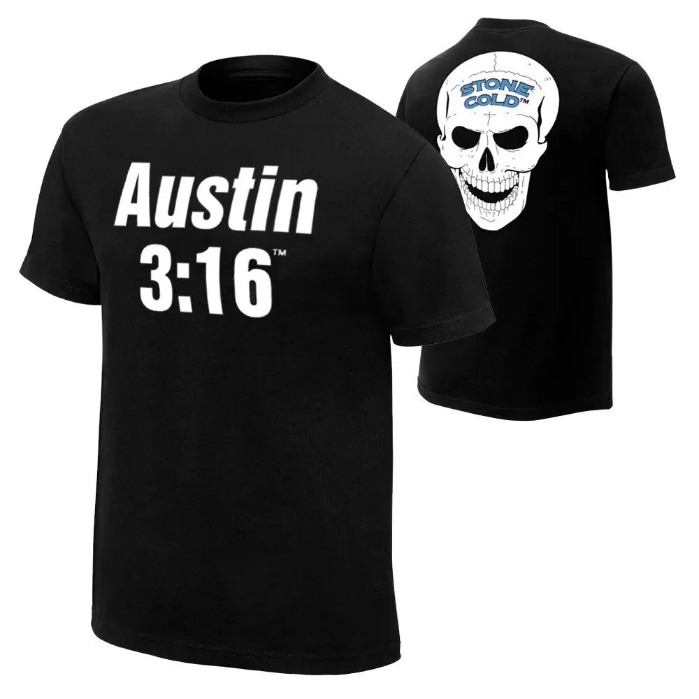 Summer 2026 Unisex180gWWE STONE COLD STEVE AUSTIN 3:16 OFFICIAL T-SHIRT ALL SIZES NEWOversized Graphic Tee