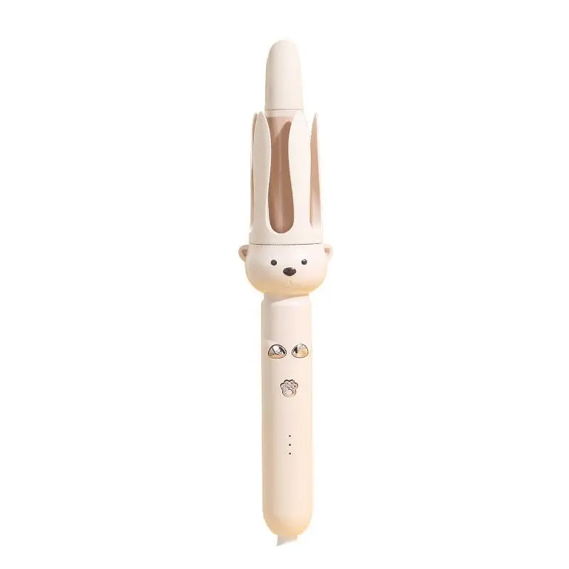 Auto Rotating Curler, 28mm Push Button Hair Styling Tool for Voluminous Curls & Soft Waves, Tangle-Free Automatic Heated Curling Iron, Hair Styling Tools, Heated Curler, Curler Roller