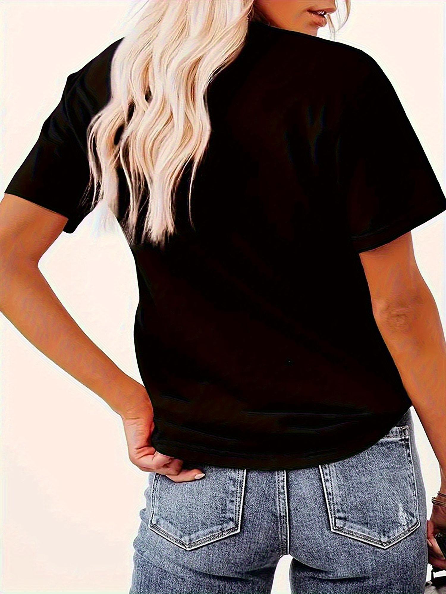 Polyester T-Shirt with Peace Love Volleyball Design for Sports Enthusiasts, Lightweight Durable Fabric Ideal for Gym Wear, Casual Outdoor Activities, Comfortable Fit for Everyday Use, Stylish Graphic Tee for Women