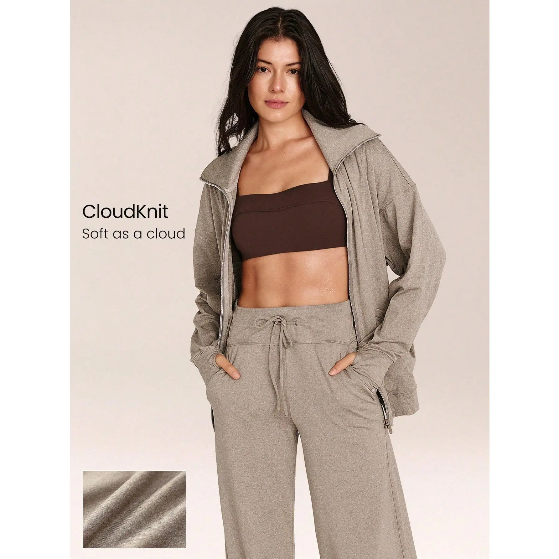 GLOWMODE CloudKnit Soft Life Collection with Hoodie/Jacket/Pants