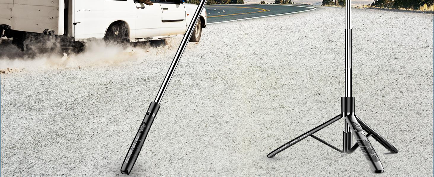 71" Phone Tripod & Selfie Stick, All in One Extendable Cell Phone Tripod with Wireless Remote, Tripods Stand for iPhone & Travel Selfie Stick 360° Rotation Compatible with iPhone Android, Camera 71" Phone Tripod & Selfie Stick, All in One Extendable Cell Phone Tripod with Wireless Remote, Tripods Stand for iPhone & Travel Selfie Stick 360° Rotation Compatible with iPhone Android, Camera