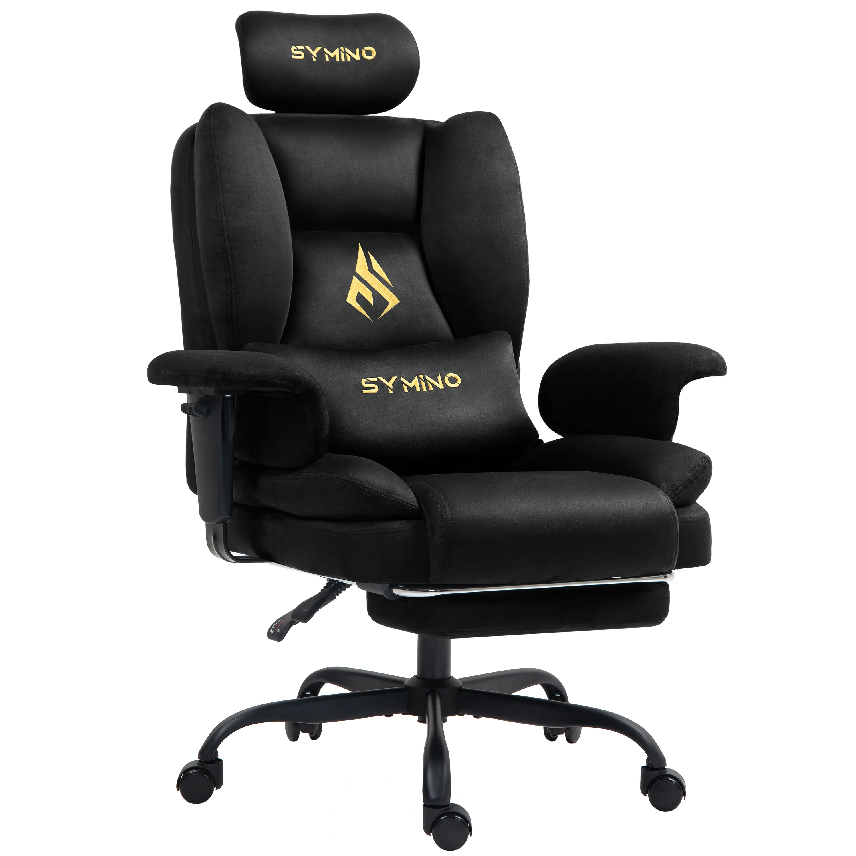SYMINO Sofa Gaming Chair, Gamer Chair, Ergonomic Sofa Chair with Faux Fur Gamingchair