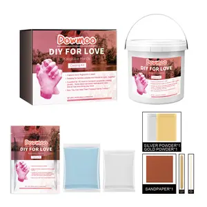 Original Casting Kit – Perfect Gift and Activity for Couples, Families, & Friends，Couple Hand Mold DIY Hand Model Hand and Foot Model Clone Custom Memorial Handmade Ink Mud Plaster Powder